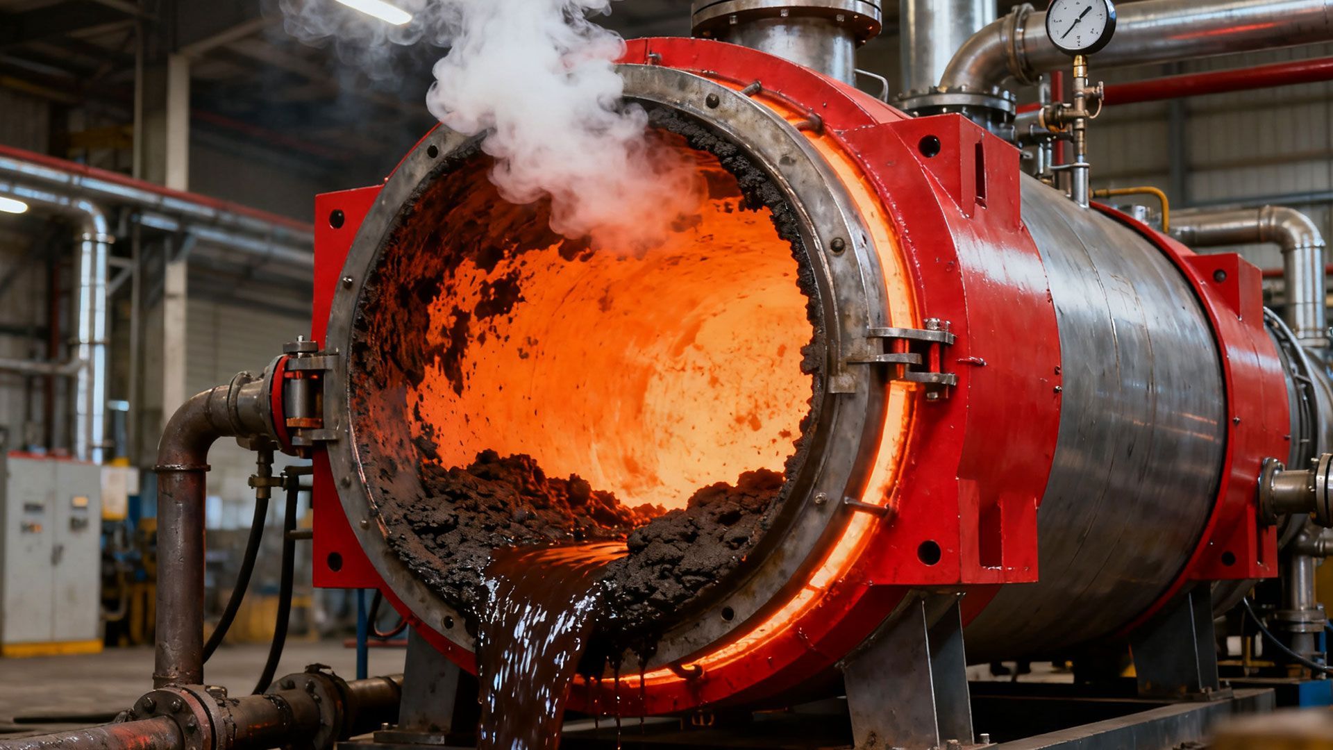 Traitement thermique boues petrolieres gba sarl